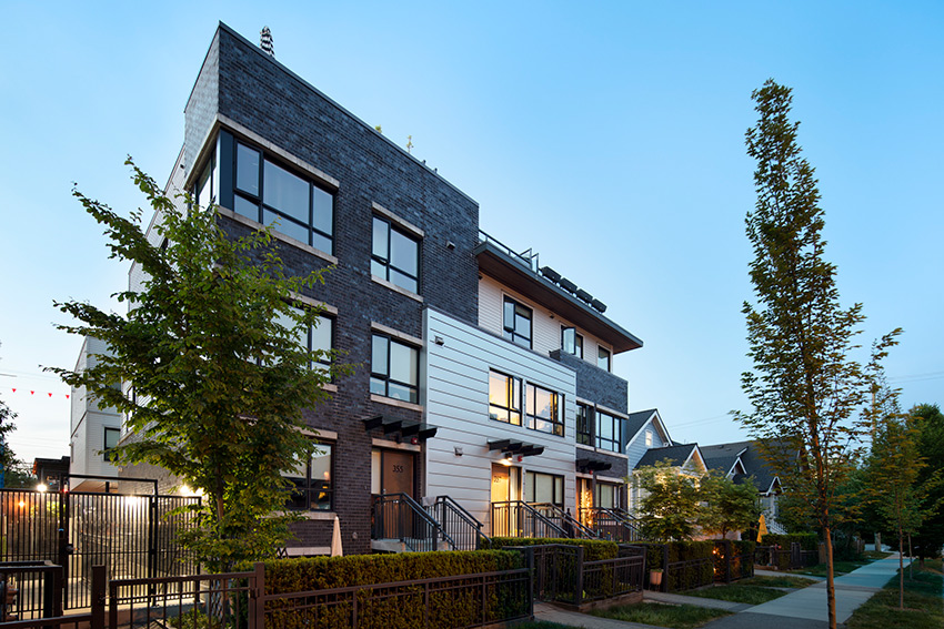 hayden dusk view of residential architecture Vancouver