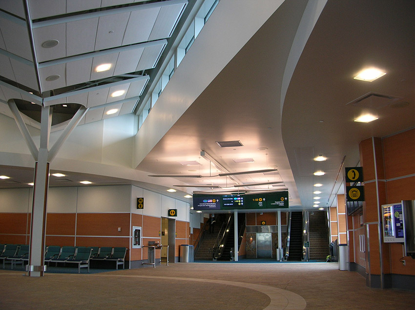yvr architectural ceiling view